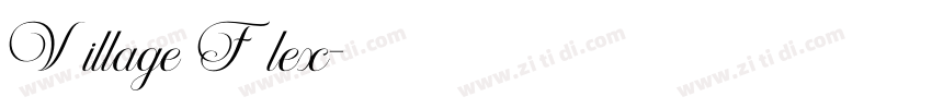 Village Flex字体转换